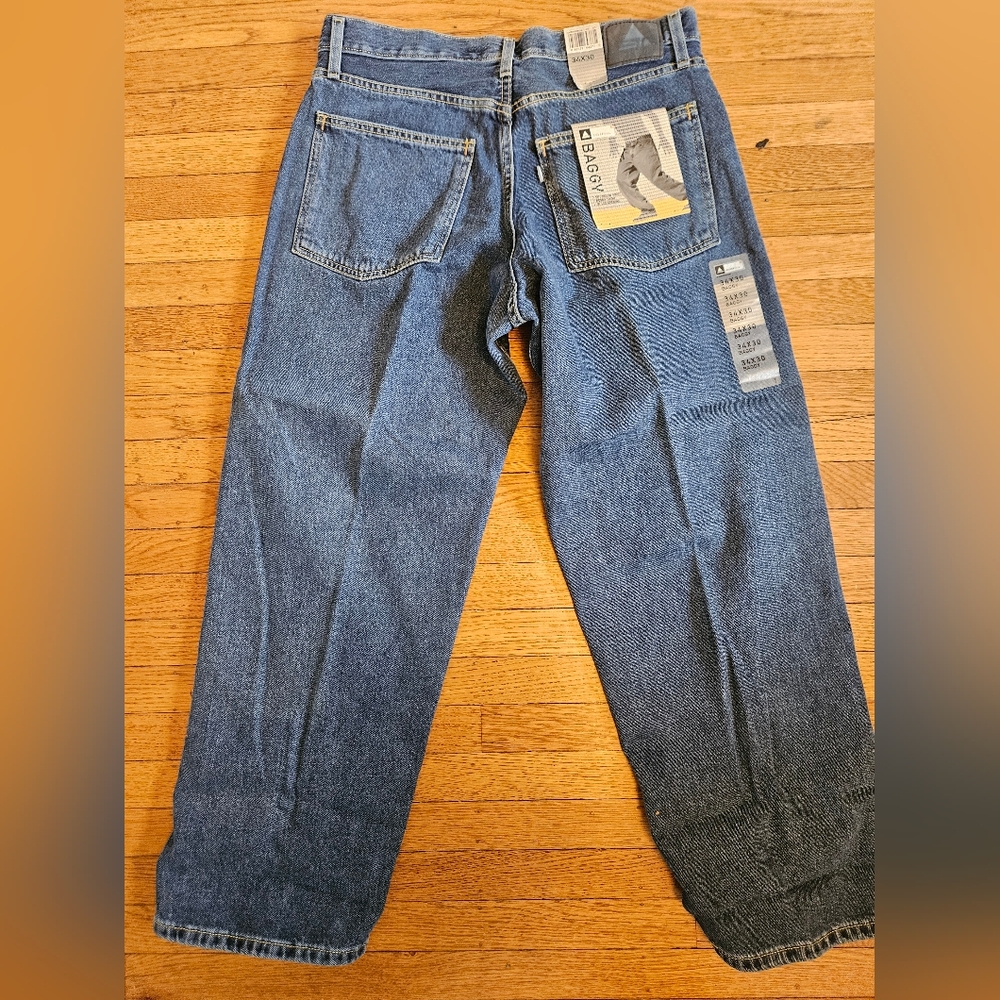 Levi's VTG NWT 2004 Mens Size 34X30 Baggy Fit Silver Tab - Picture 4 of 9